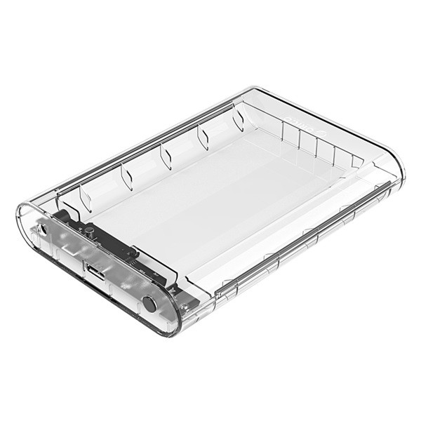 Orico külső hdd ház 3.5" - 3139u3-eu-cr/79/ (usb-a 3.0, max.: 16tb, átlátszó)