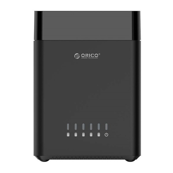 Orico külső hdd tároló 3.5" - ds500u3-eu-bk/70/ (5 fiók, usb-a 3.0, max.: 5x16tb, fekete)