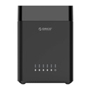 Orico külső hdd tároló 3.5" - ds500u3-eu-bk/70/ (5 fiók, usb-a 3.0, max.: 5x16tb, fekete)