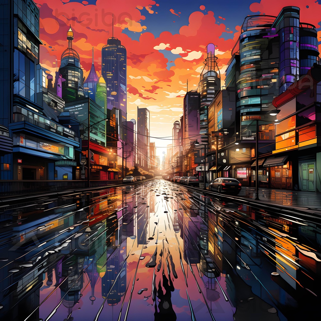 Metropoli del tramonto