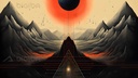 Eclipse Sobre as Montanhas Monolith