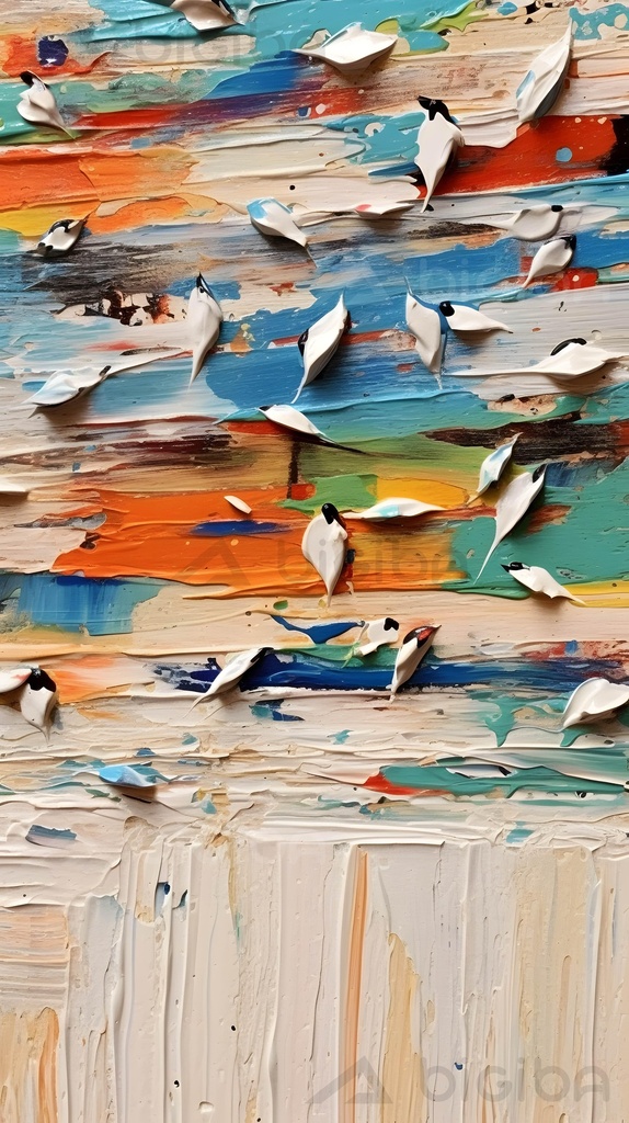 Flüstern auf Leinwand