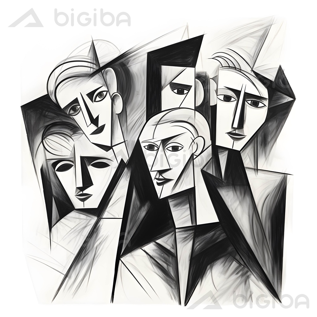 Minte monocrome mozaic