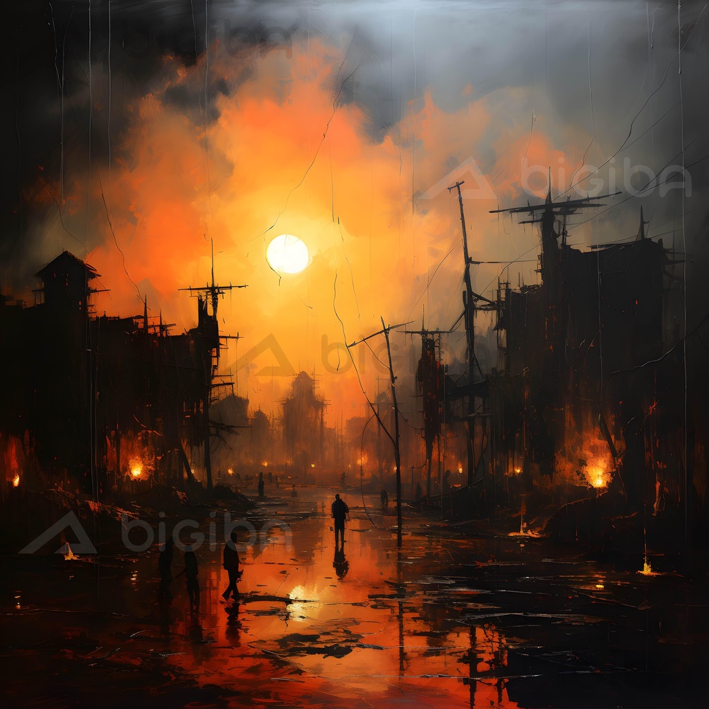 Abenddämmerung der Vergessenen Stadt