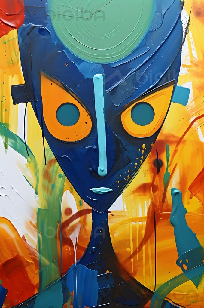 Visage Vivant du Paysage Onirique
