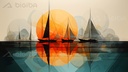 Regata al atardecer de ensueño