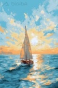 Sunset Sail Serenity