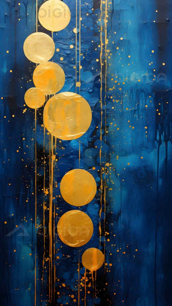 Orbes astrali nell'azzurro