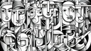 Paysage mental monochrome