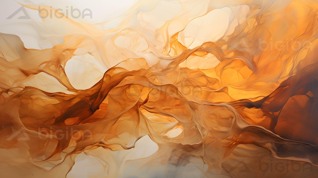 Amber Ethereal Waves