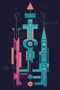 Neon Circuitry Dreamscape