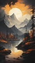 Eclipse Over Ember Peaks