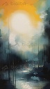 Sereno do pôr do sol