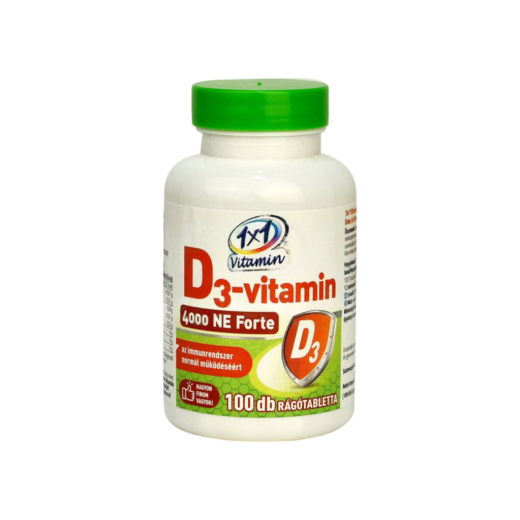 Kautabletten mit Vitamin D3 4000 IE, 100 Stk.
