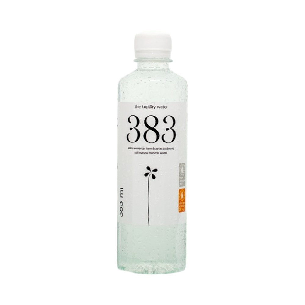 minerální voda kopjary s pH 8,4 a obsahem CO2 383 ml