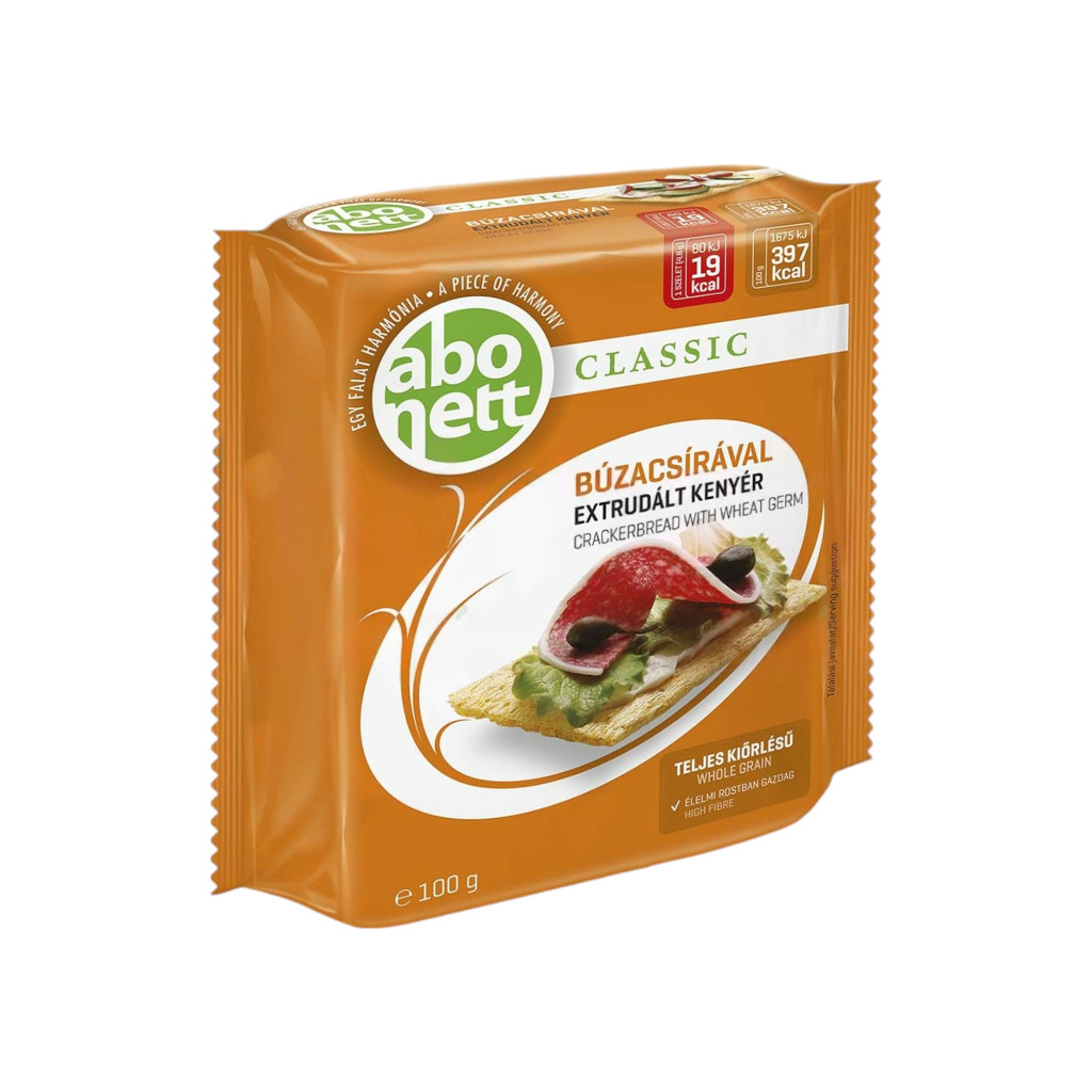 Abonett extrudált kenyér búzacsírás 100 g
