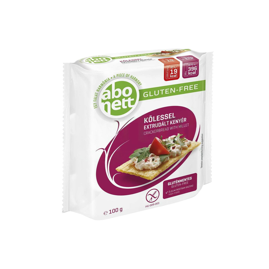 Abonett extrudált kenyér köleses gluténmentes 100 g