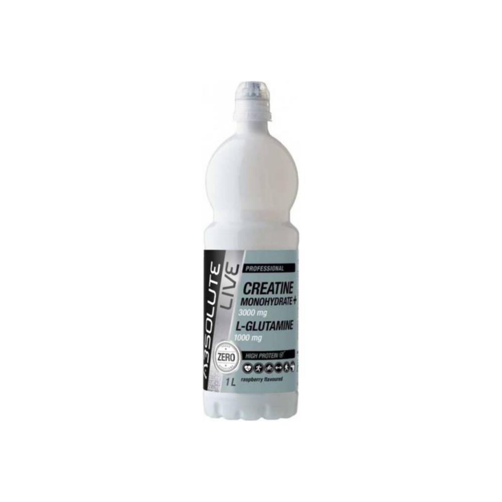 Absolute live drink with creatine and glutamine raspberry 1000 ml