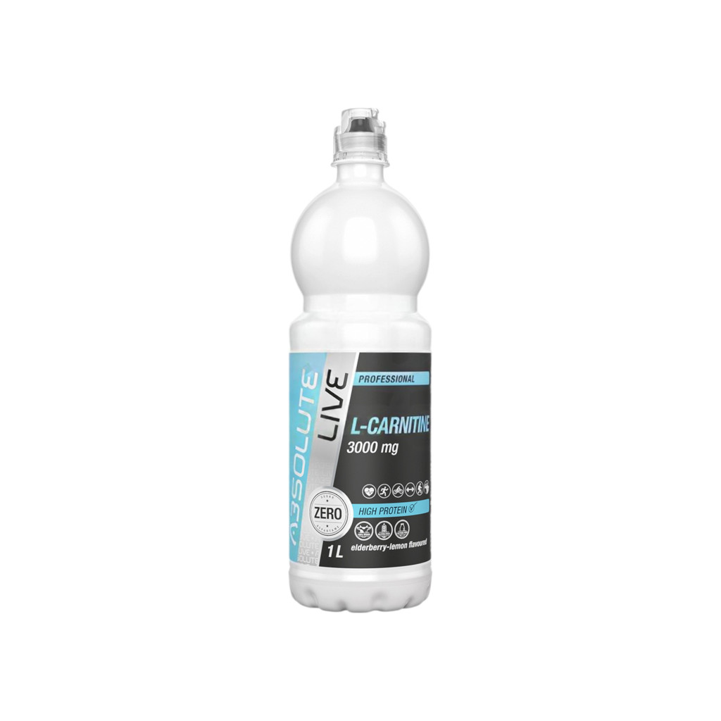 Băutură absolută de l-carnitină în direct cu soc și lămâie 1000 ml