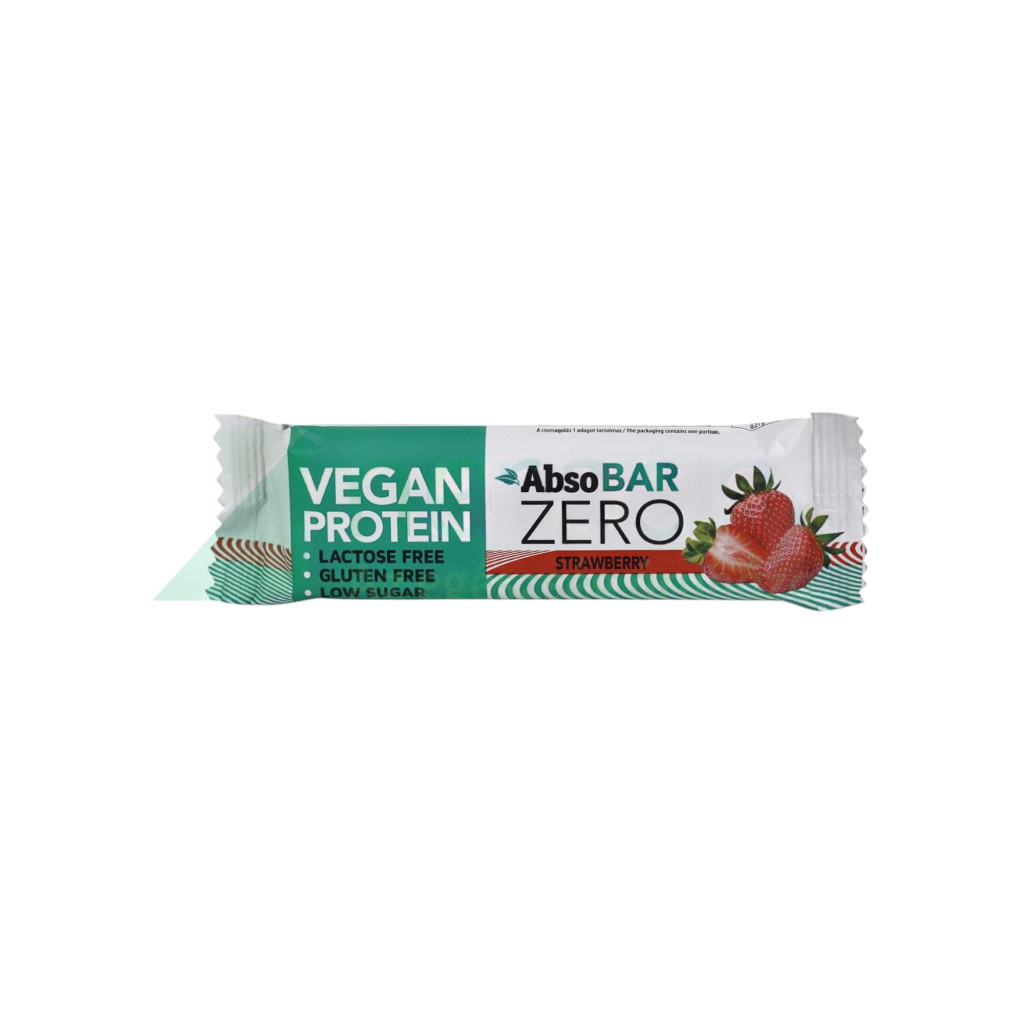 Absorice absorbiert null vegane Proteinscheibe Erdbeere 40 g
