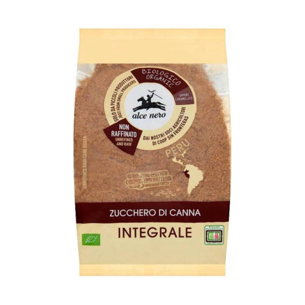 Alce Nero Bio Hnedý Trstinový Cukor z Peru 500 g