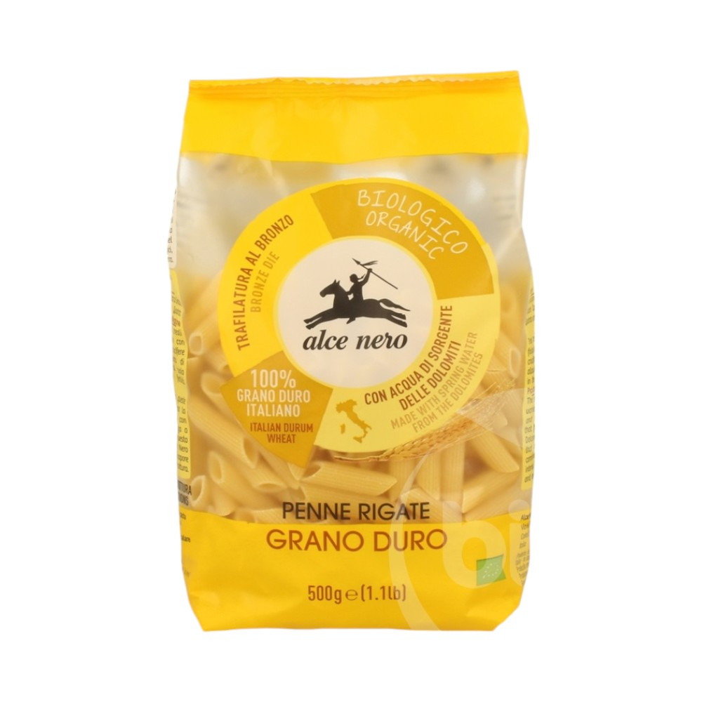 Makaron pełnoziarnisty pełnoziarnisty Alce Nero penne 500 g