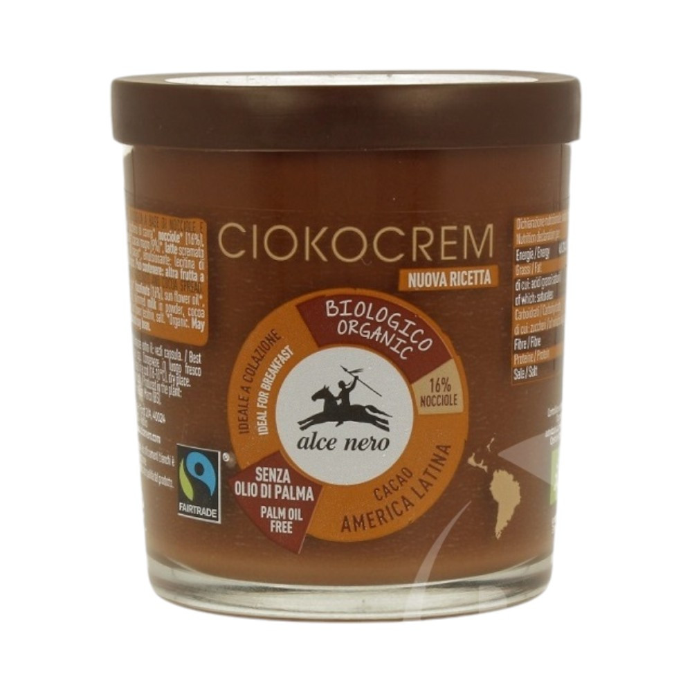 Alce Nero bio mogyoró-csokikrém 180 g