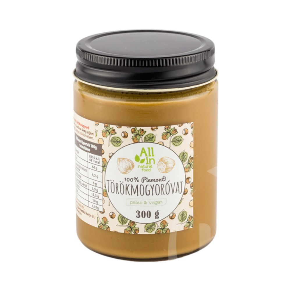 All in 100% piemonti törökmogyoróvaj 300 g