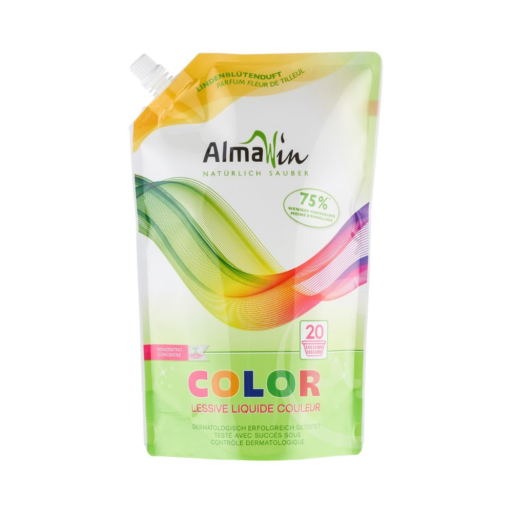 Almawin color folyékony mosószer koncentrátum színes ruhákhoz hársfavirág kivonattal - 20 mosásra 15