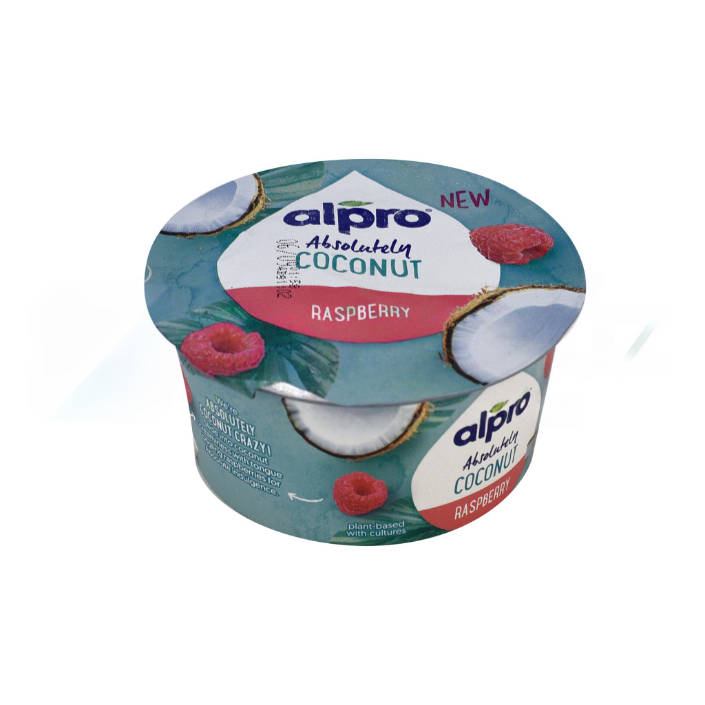 Alpro kokosový jogurt s malinami 120 g_H