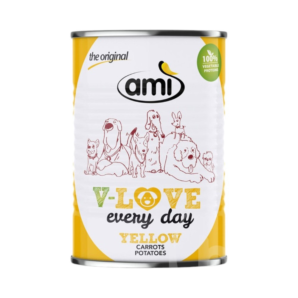 Ami yellow növényi nedvestáp kutyáknak 400 g