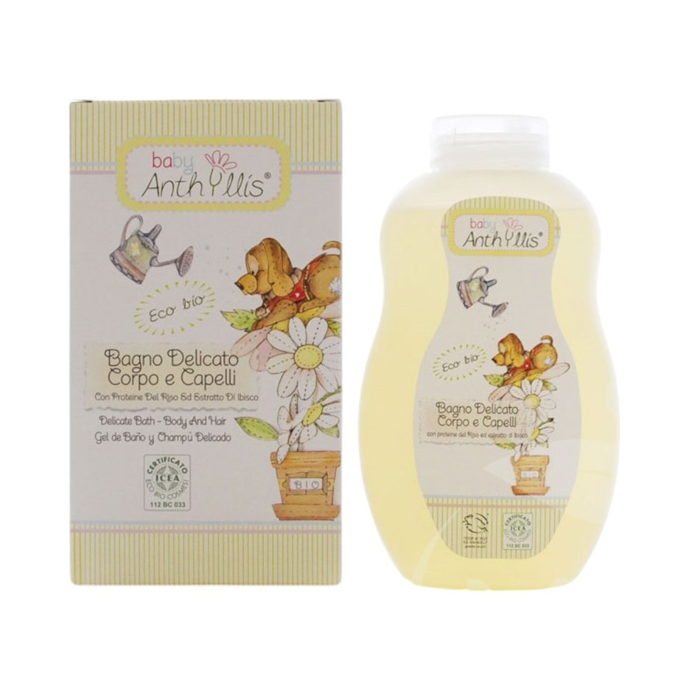 Anthyllis Baby Bio sanftes Babybad und Shampoo 400 ml