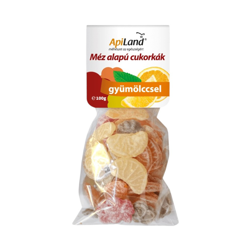 Honey and fruit candies Apiland 100 g