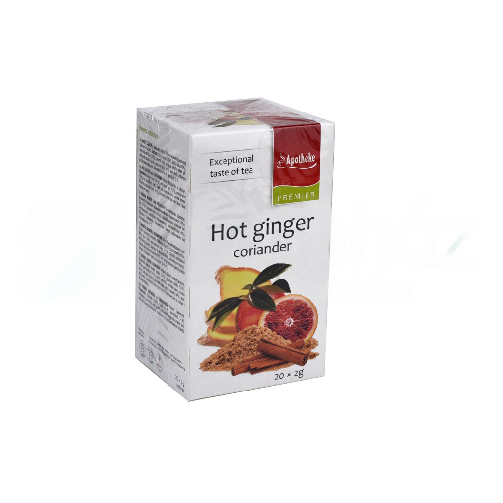Farmacie ceai cald de ghimbir și coriandru 20x2g 40 g