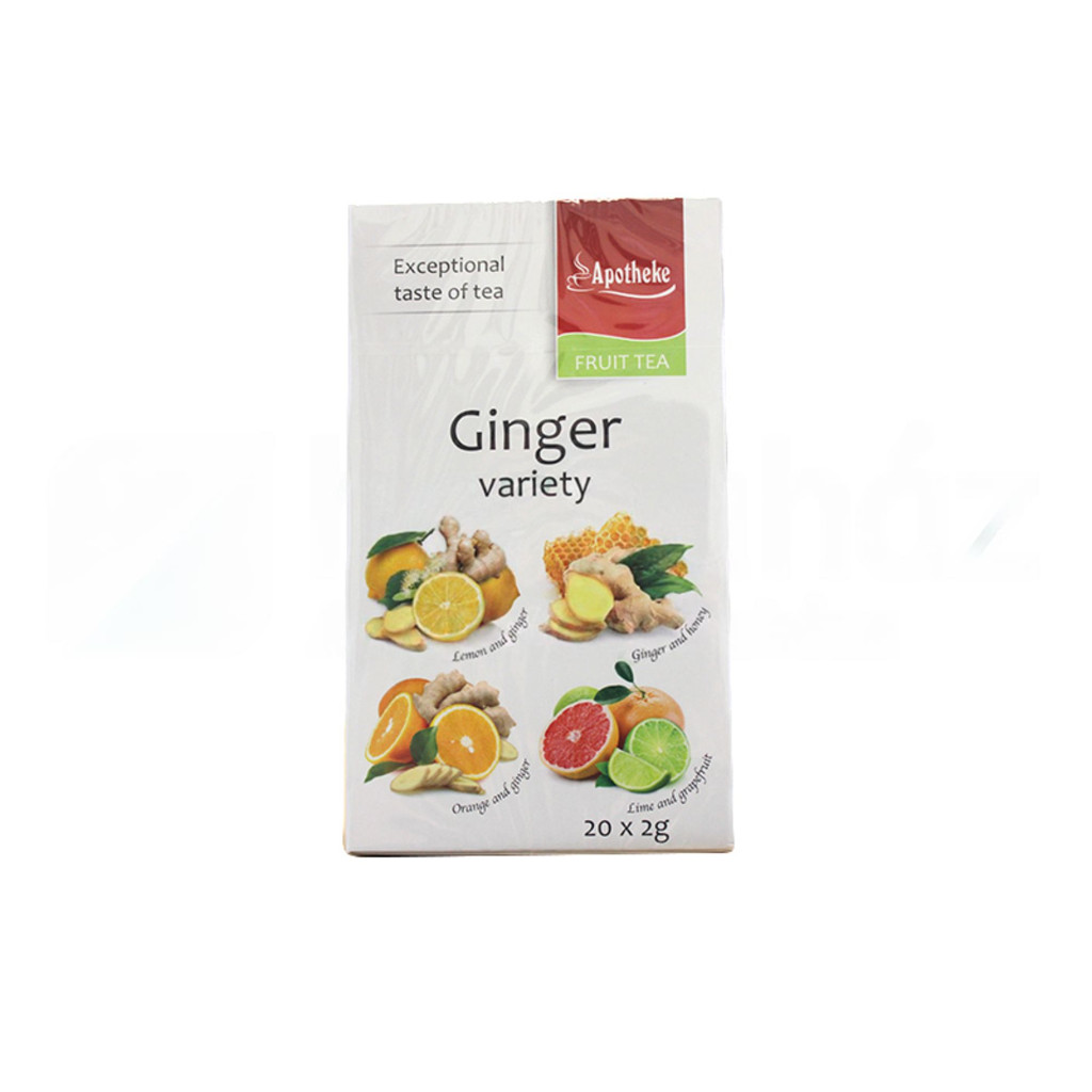 Farmacie, diferite variante de ceai de ghimbir, 20x2g 40g