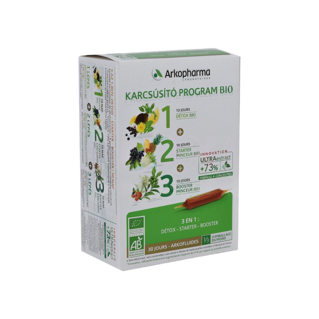 30 Ampullen Schlankheitsprogramm Arkofluids Bio