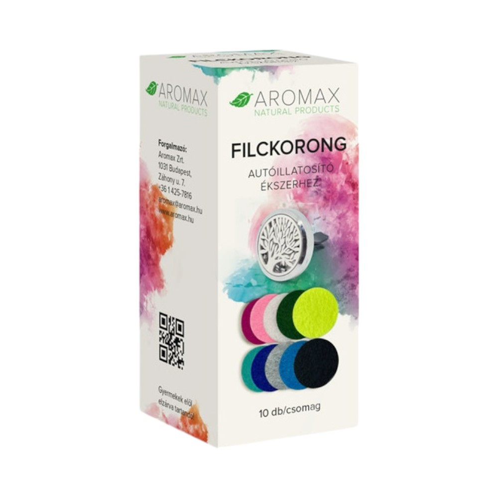 Aromax filckorong autóékszerhez 10 db