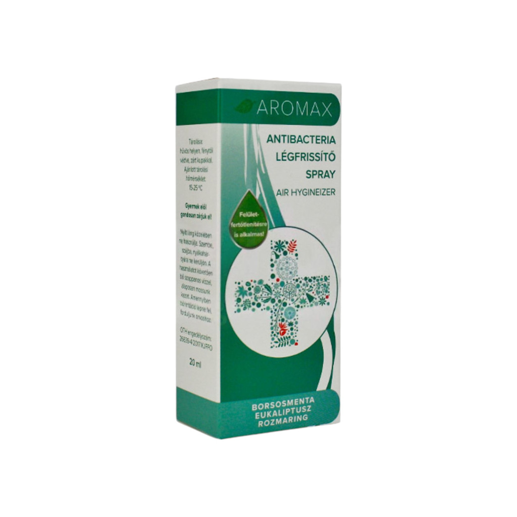 Dezodorant de cameră Aromax spray mentă-piperată-eucalipt-rozmarin 20 ml