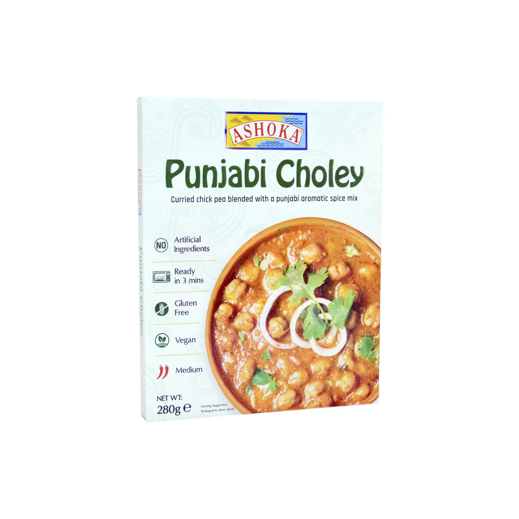 Indisches Kichererbsen-Curry mit Ashoka in mäßig würziger Sauce, 280 g