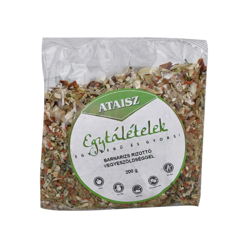 Brown rice risotto with mixed vegetables 200 g