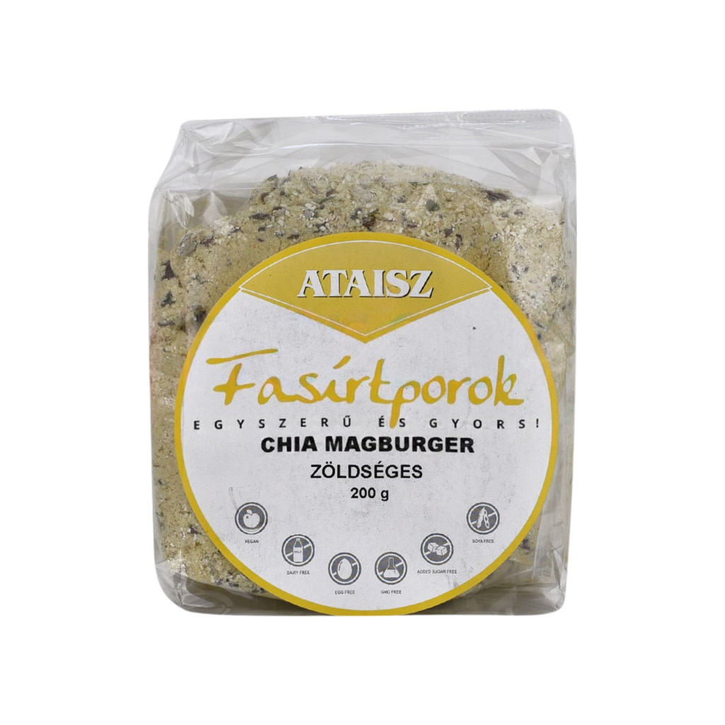 Vegánsky zeleninový hamburger s chia semienkami 200 g
