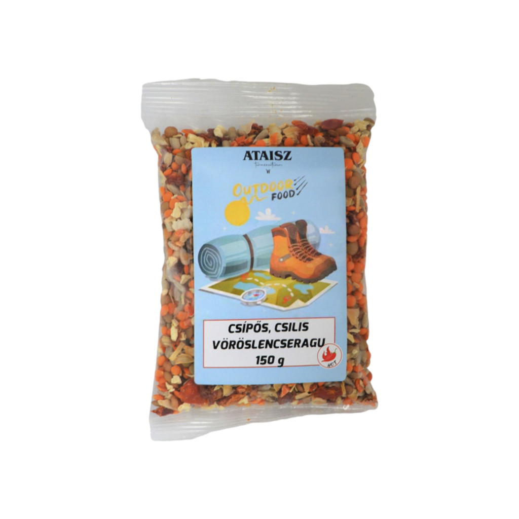 Ataisz outdoor csípős, chilis vöröslencse napraforgómaggal 150 g