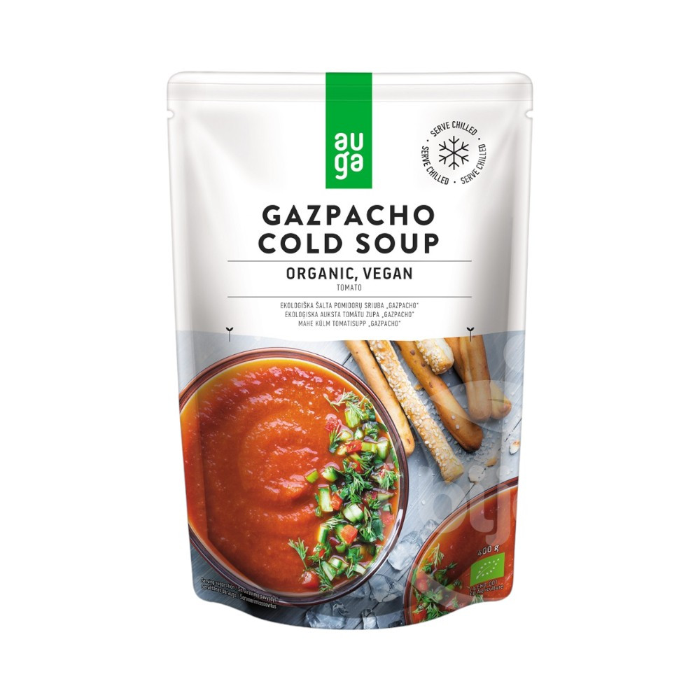 Auga organic vegan gazpacho cold soup 400 g