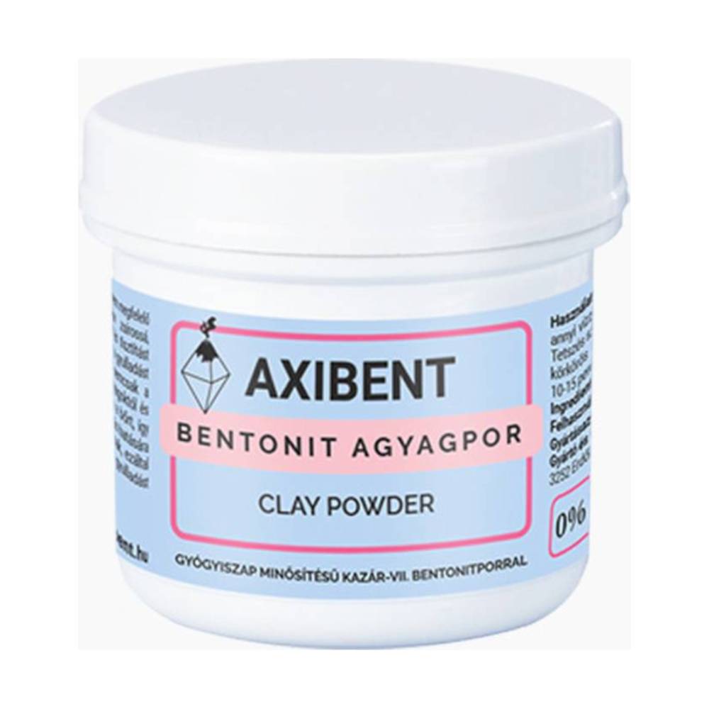 Package of bentonite powder Axibent for face masks for teenagers 20 g
