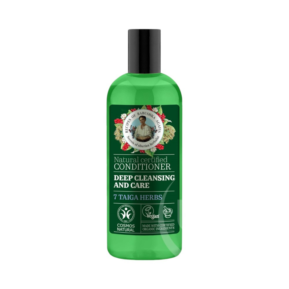 Babushka Agafia bio mélytisztító és ápoló hajkondicionáló 7 féle tajgai gyógynövénnyel 260 ml