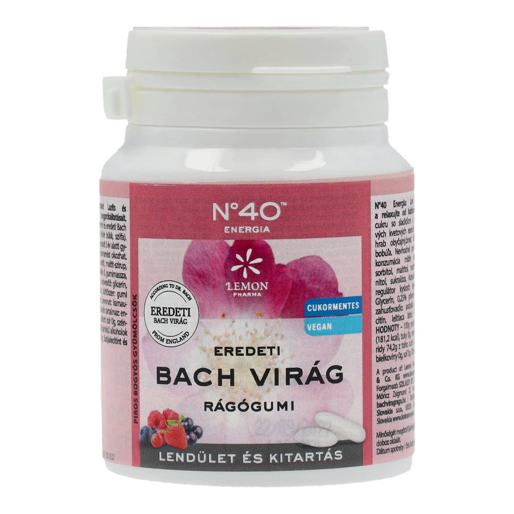 Guma de mestecat cu energie terapeutică Bach 60 g