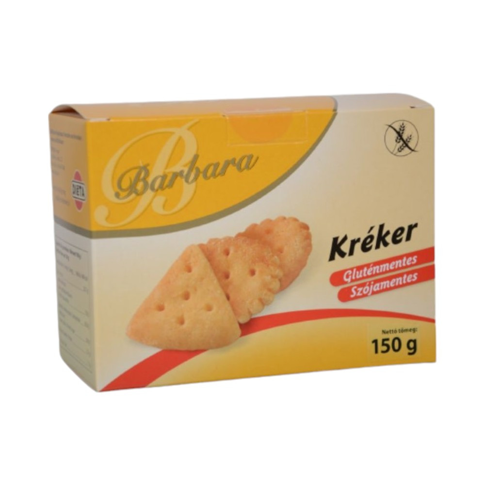 Barbara gluténmentes kréker sós 150 g