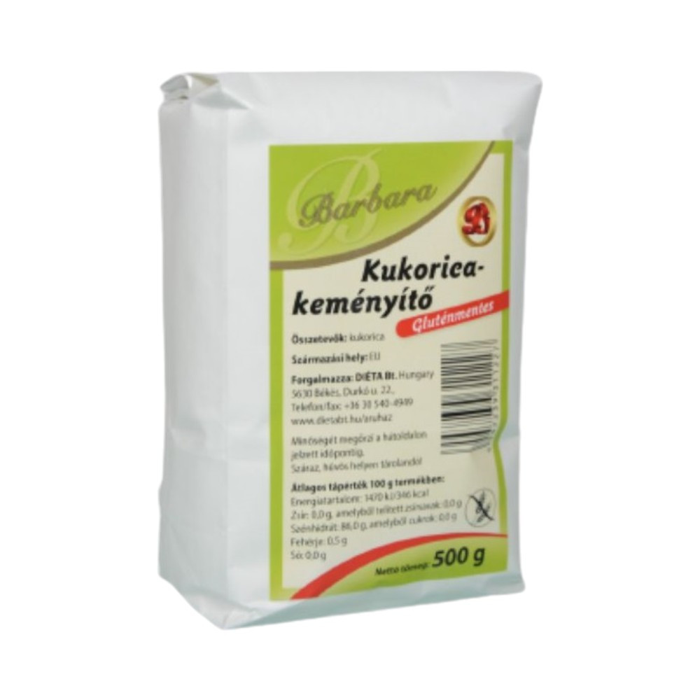 Barbara gluténmentes kukoricakeményítő 500 g