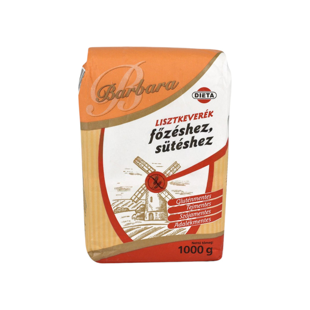 Gluténový bezlepkový zmes Barbara na varenie 1000 g