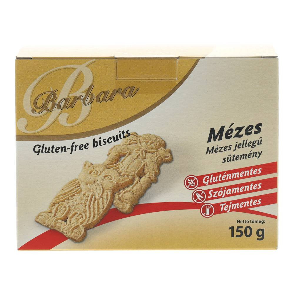 Barbara gluténmentes mézes jellegű teasütemény 150 g
